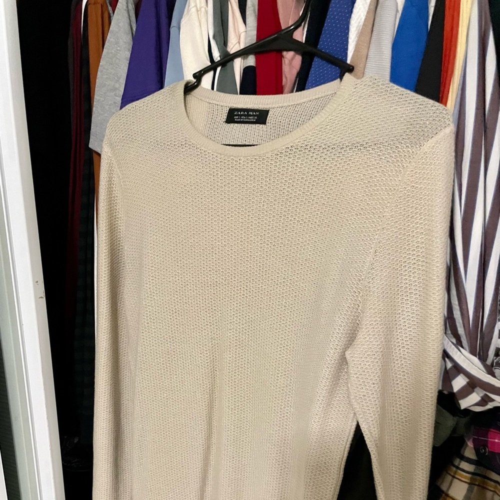 Zara Cream Sweater Size S